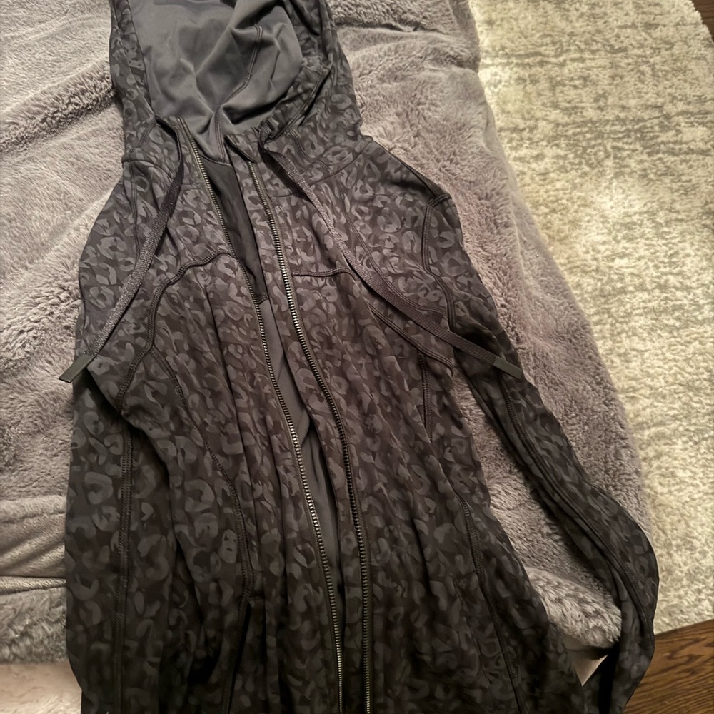Brand new black hooded define jacket